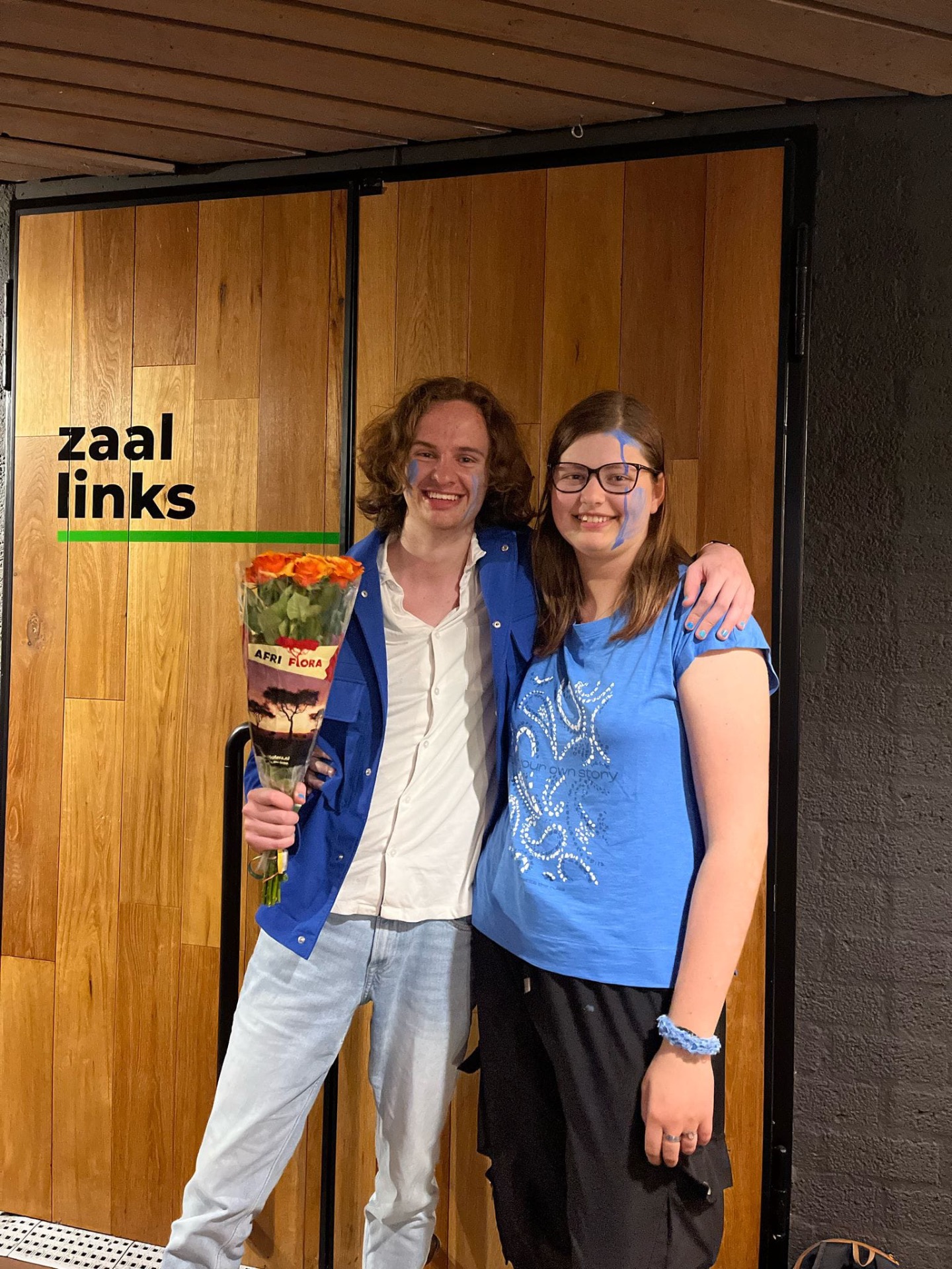 Valentijn en Silke bij "De Man Die Niet Van Musicals Hield" (de schoolmusical)